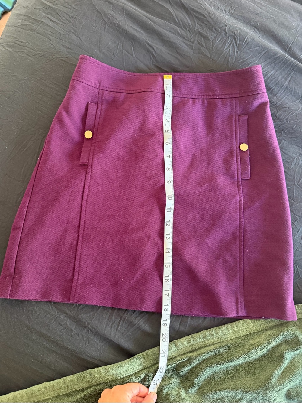 Women’s High-Waist plum A-Line Skirt